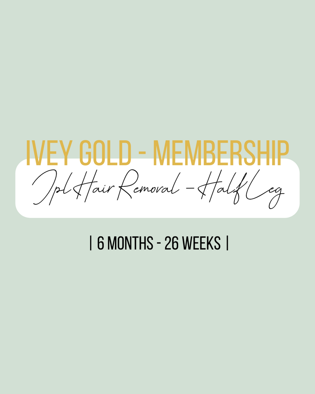 IPL Membership - Half Leg 6 Months